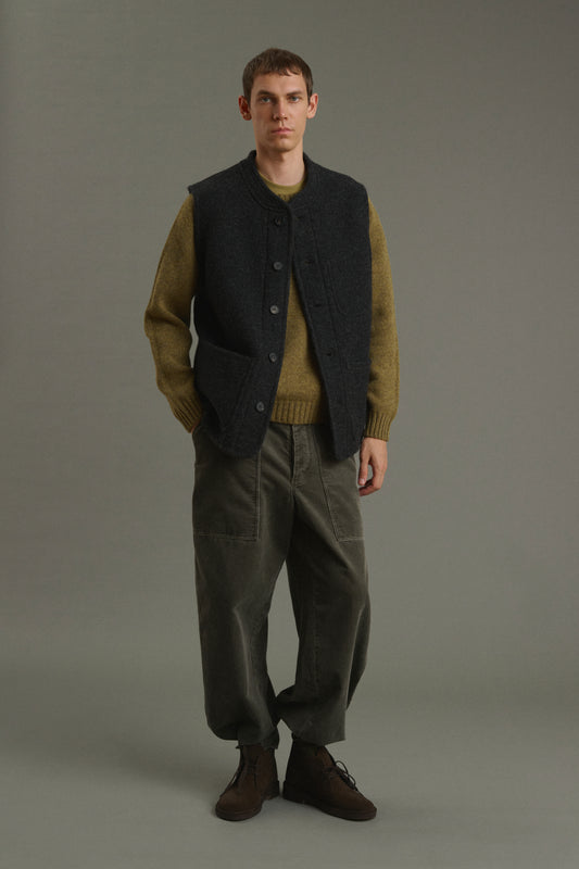 Samuel Jacket - Charcoal Grey - Wool - Men