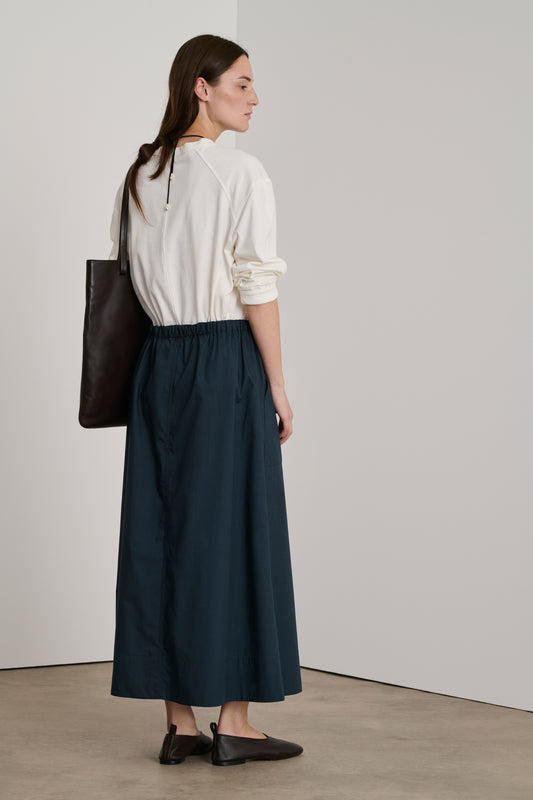 Jupe Agadir - Bleu Nuit - Coton - Femme