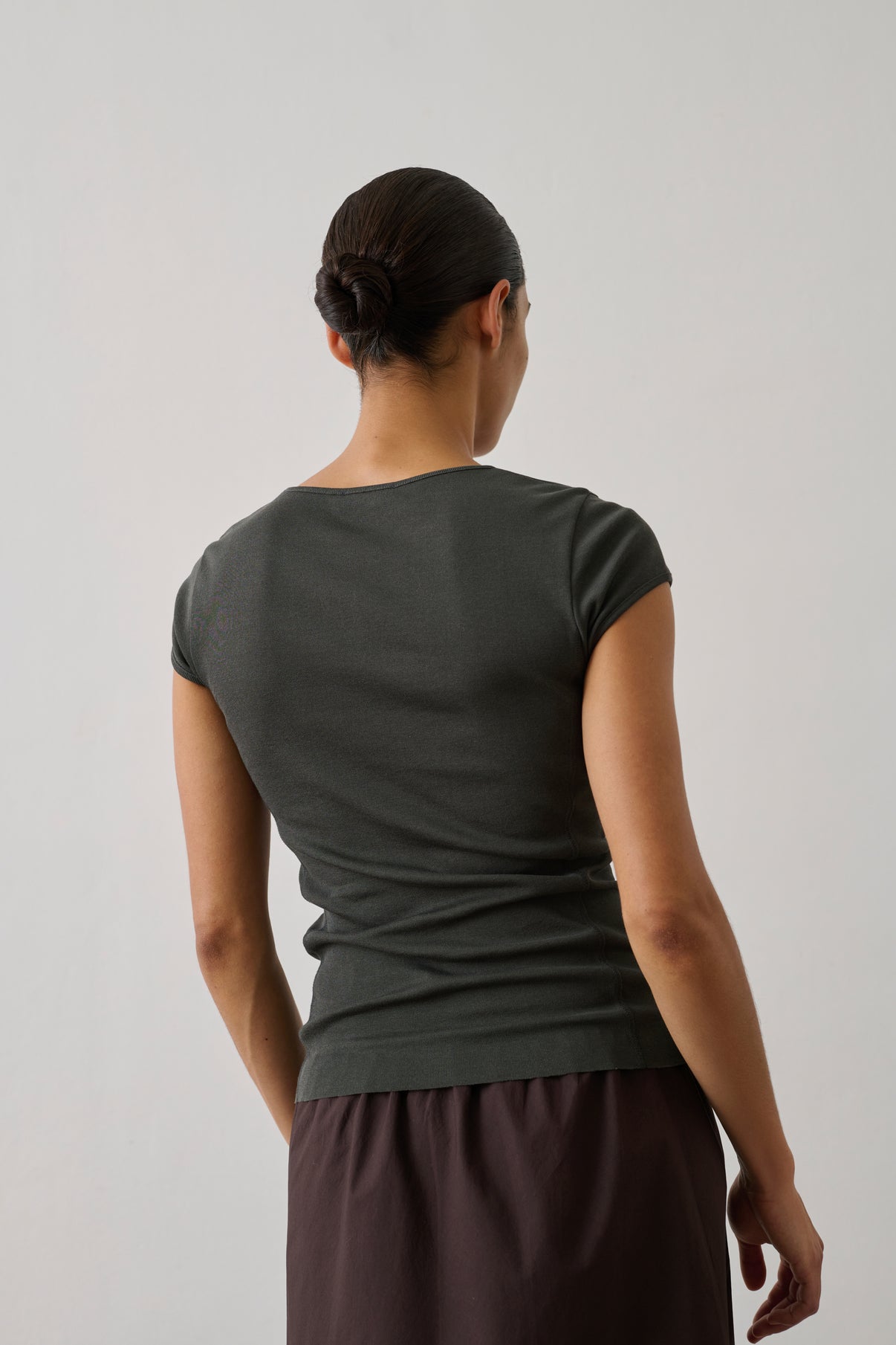 Tee-Shirt Indra - Vert De Gris - Femme vue 3