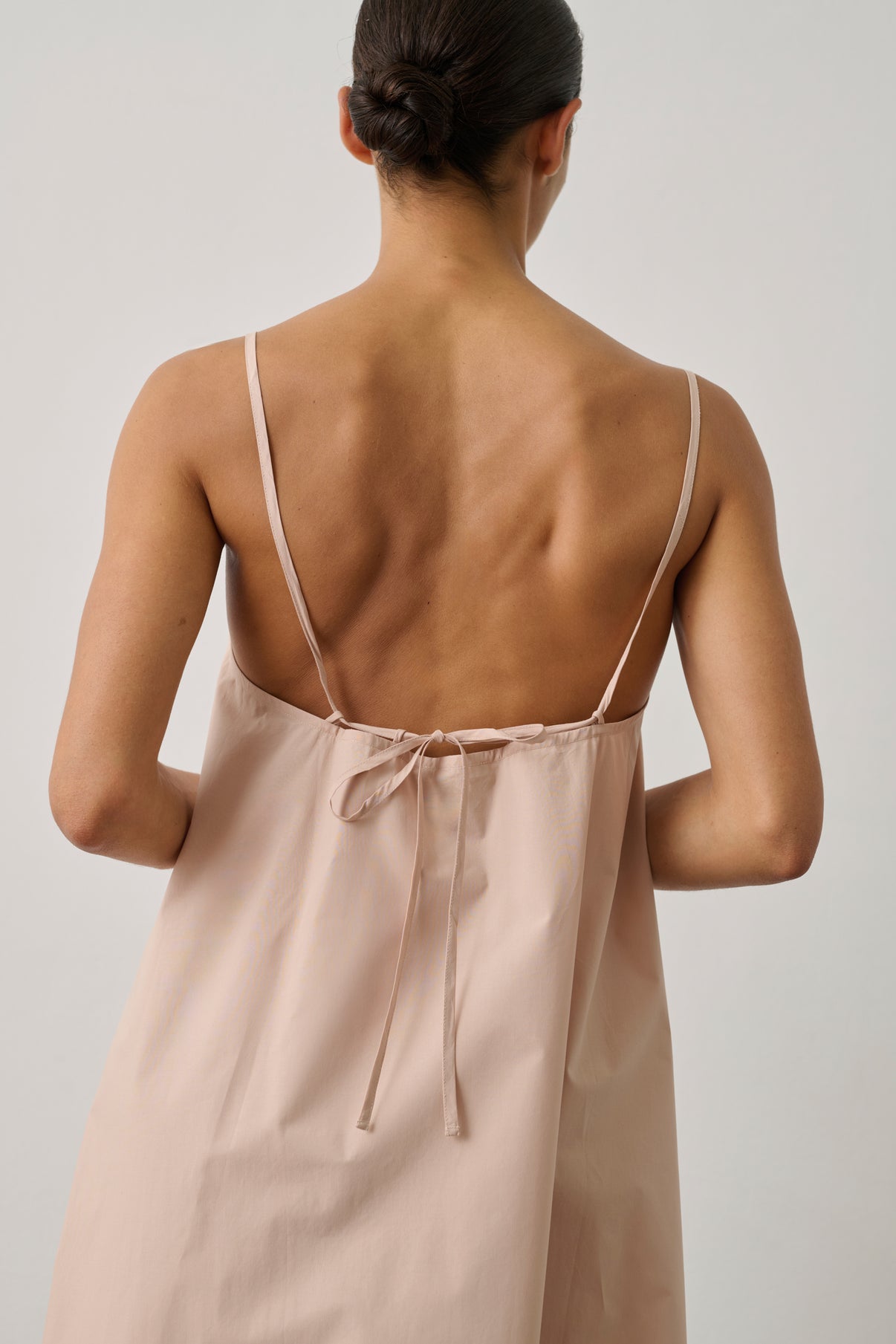 Heidi dress - Blush Pink - Cotton - Women vue 4