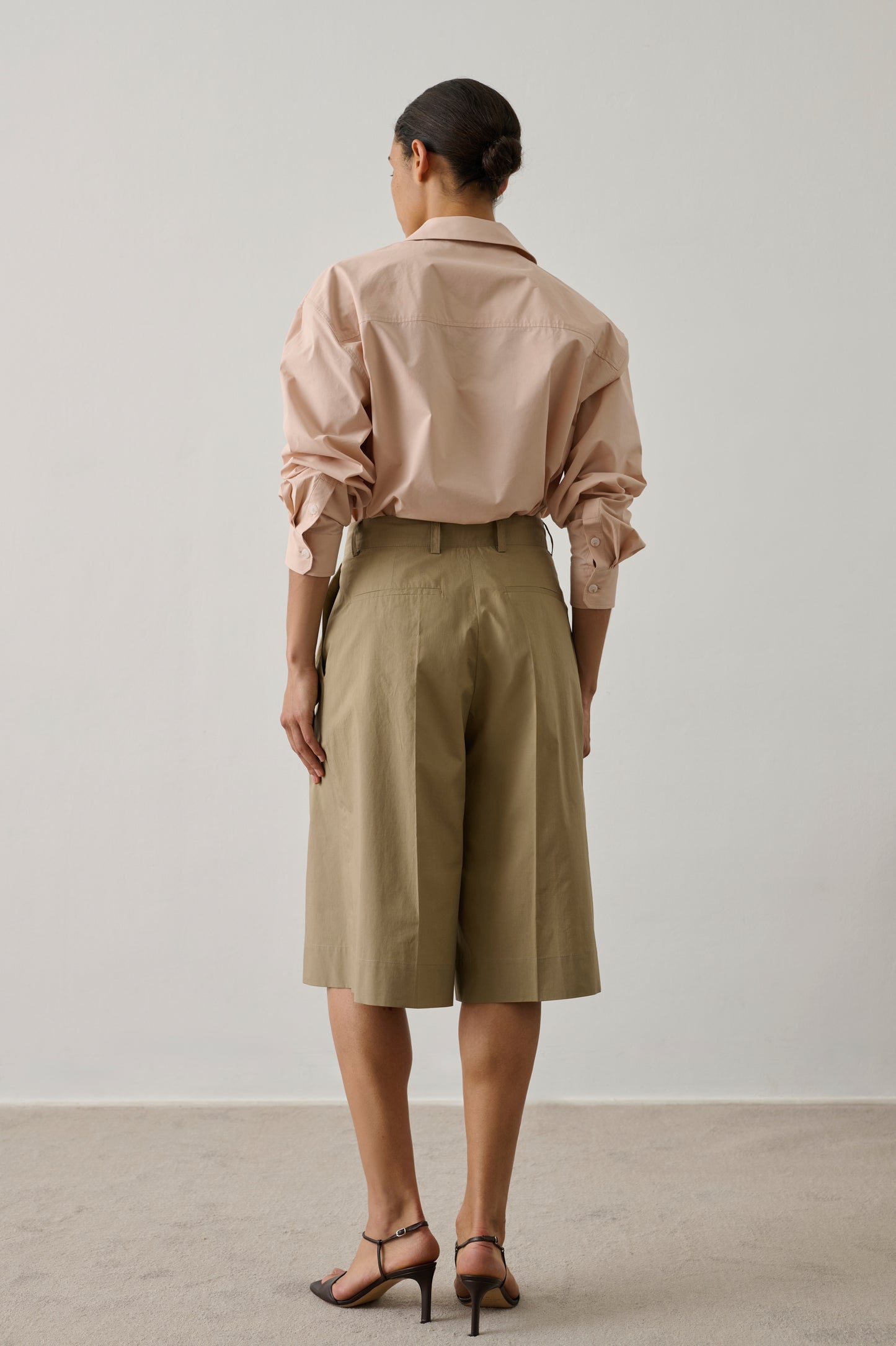 Imogen Bermuda shorts - Sand - Cotton - Women