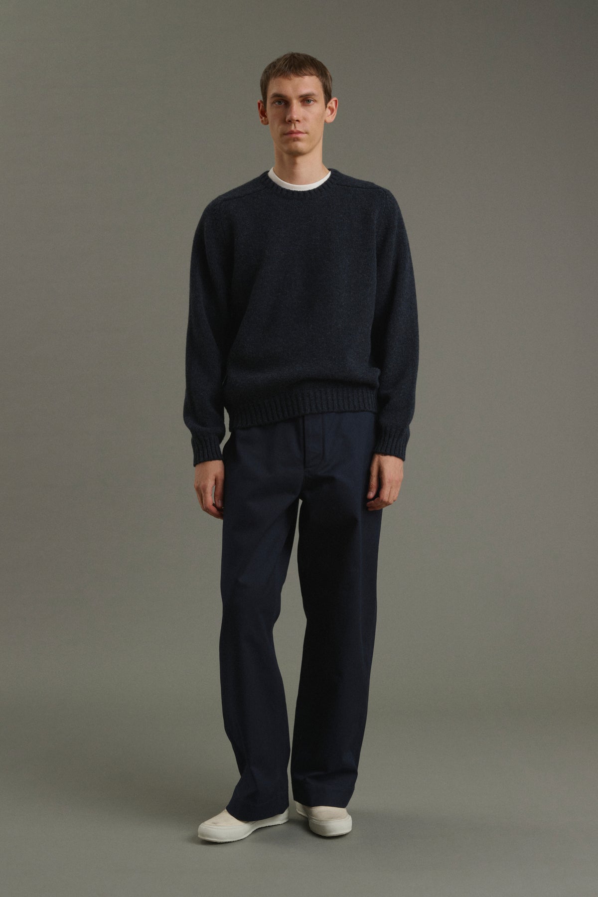 Trousers Chet - Navy - Cotton - Men vue 1