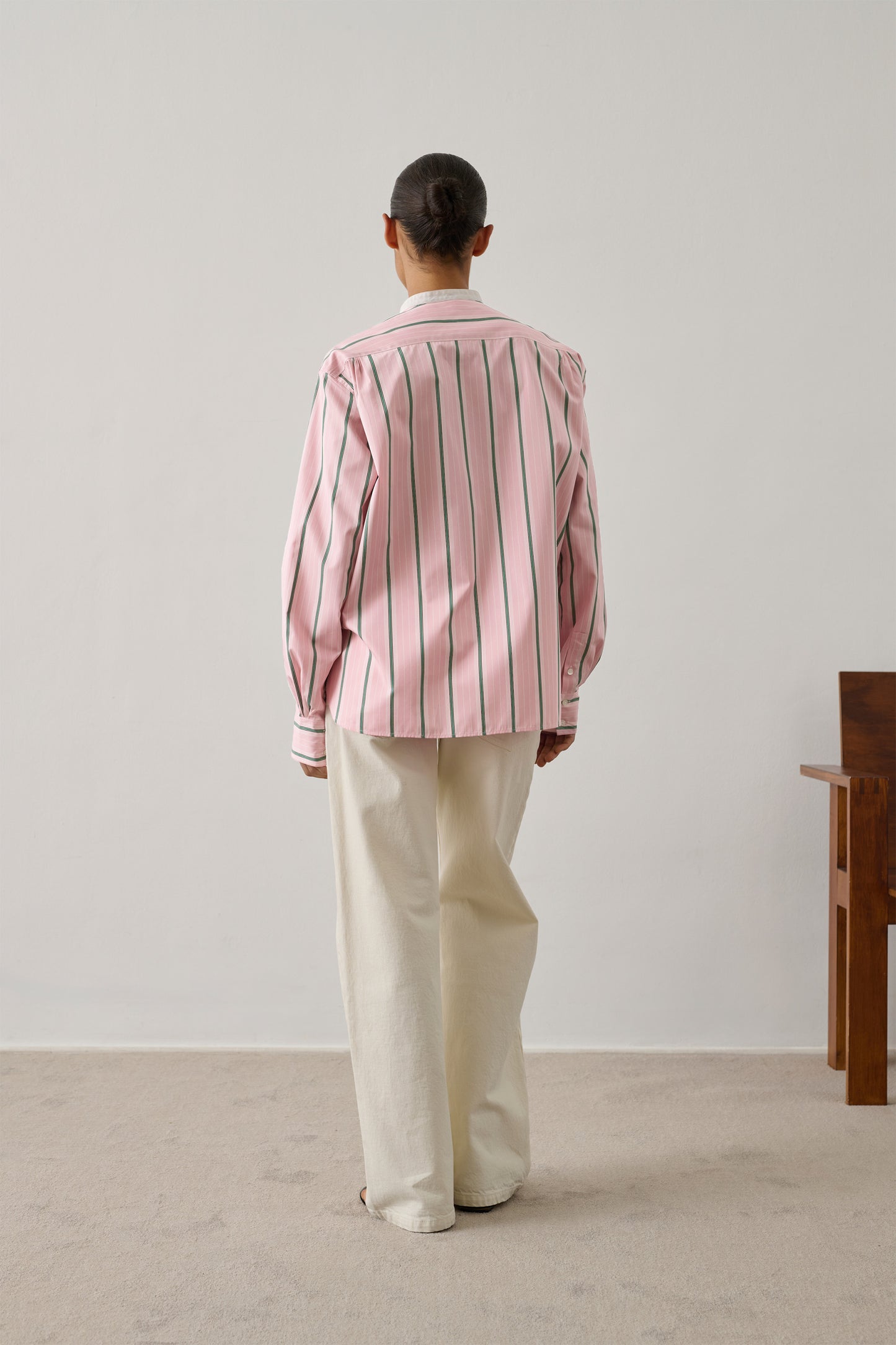 Bermudes Shirt - Pink/Grey - Cotton - Women