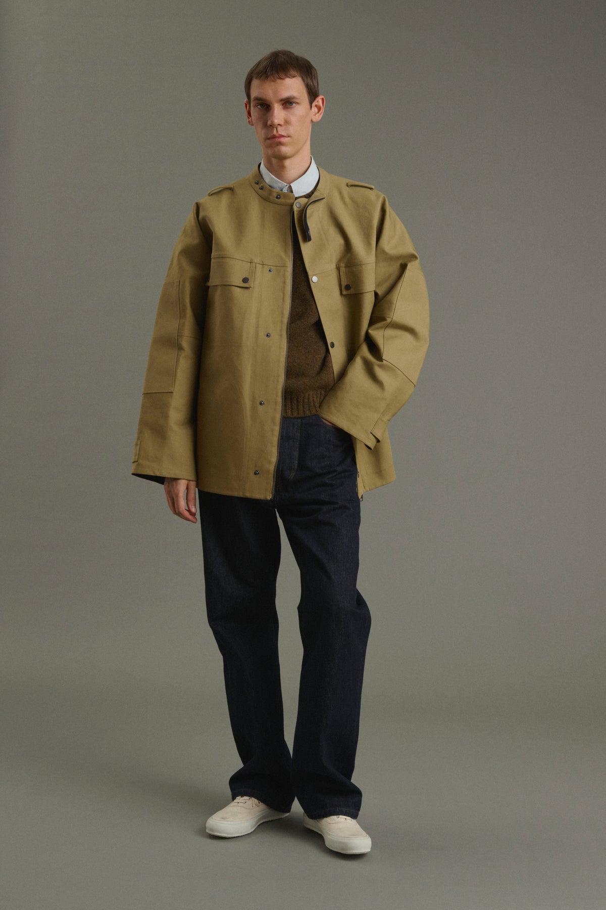 Martin coat - Beige - Cotton - Men
