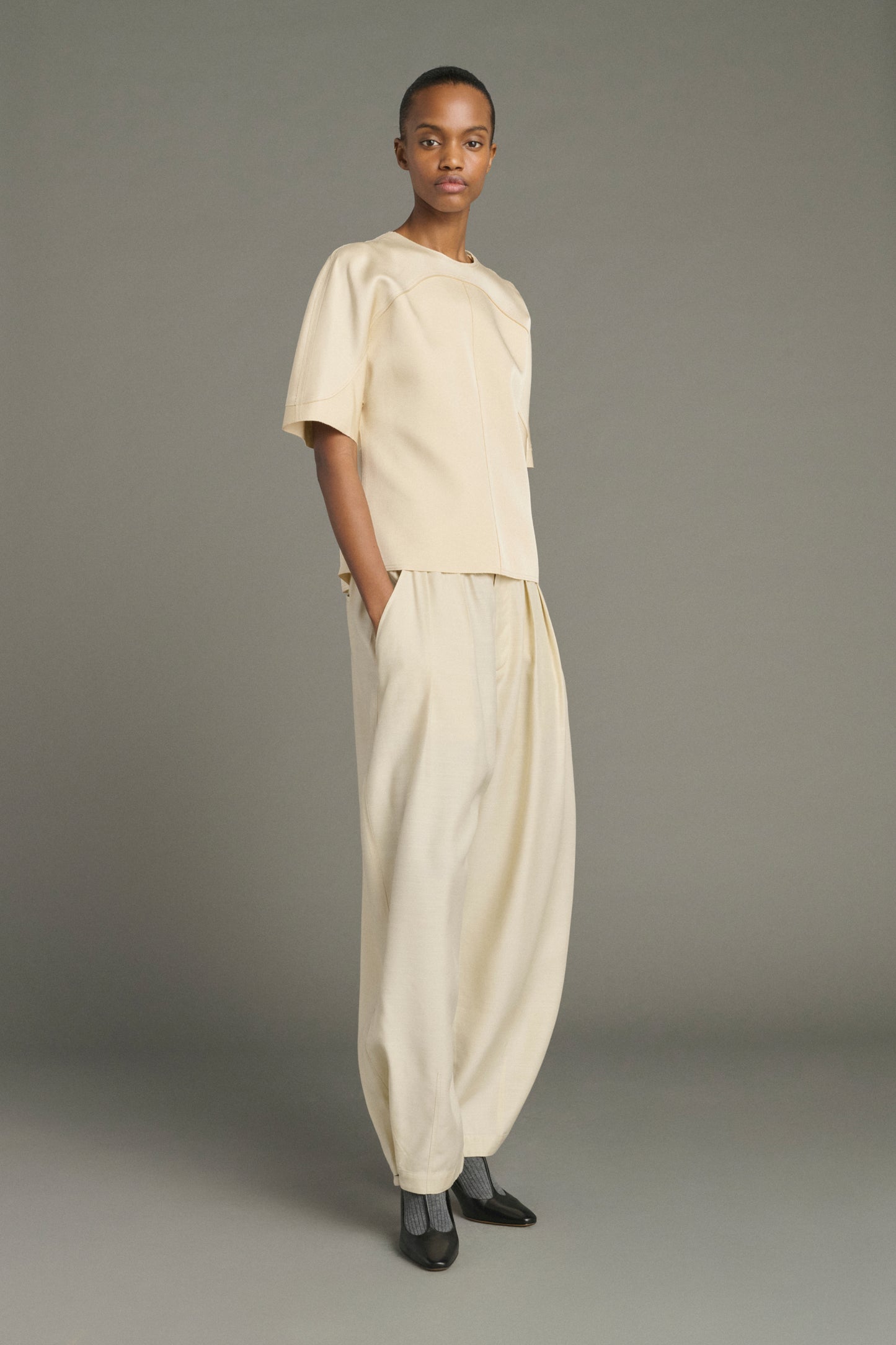Vernon trousers - Ecru - Women