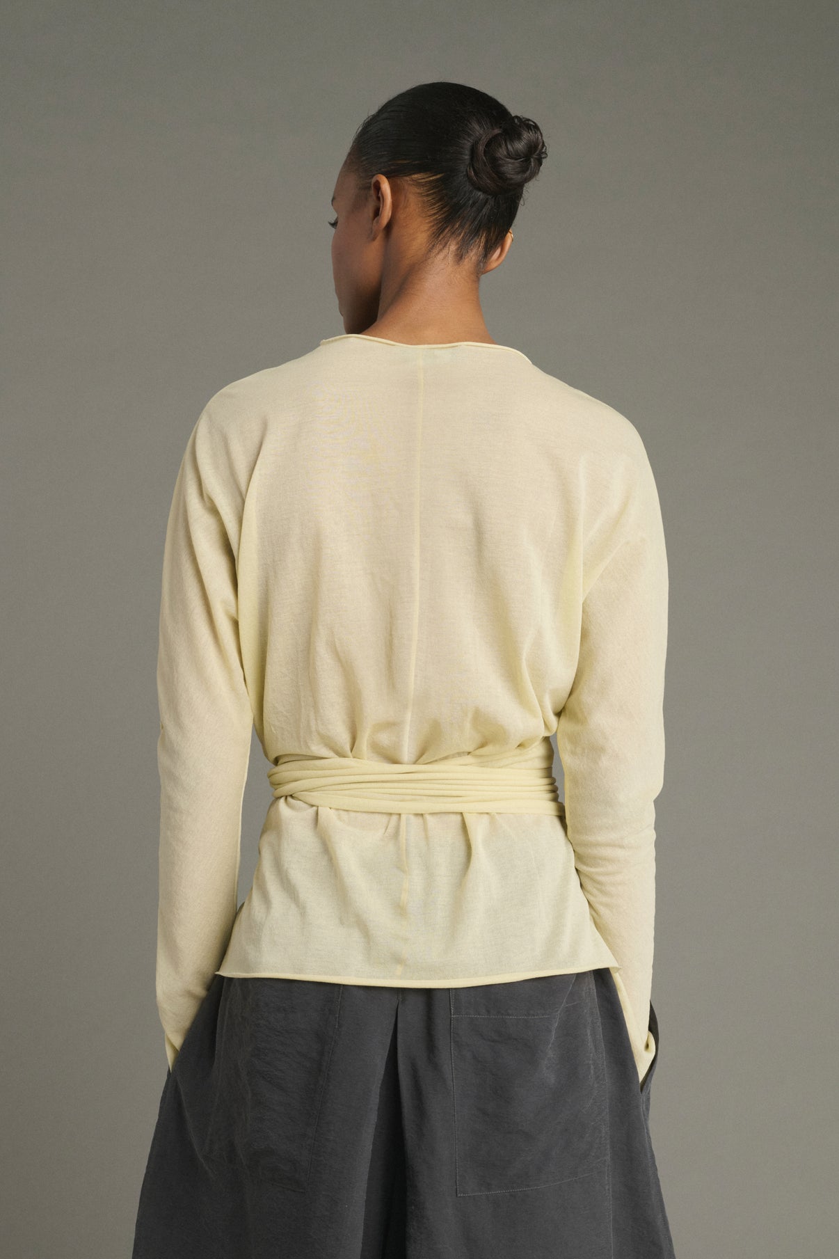 T-shirt Luth - Pale Yellow - Cotton - Women vue 4