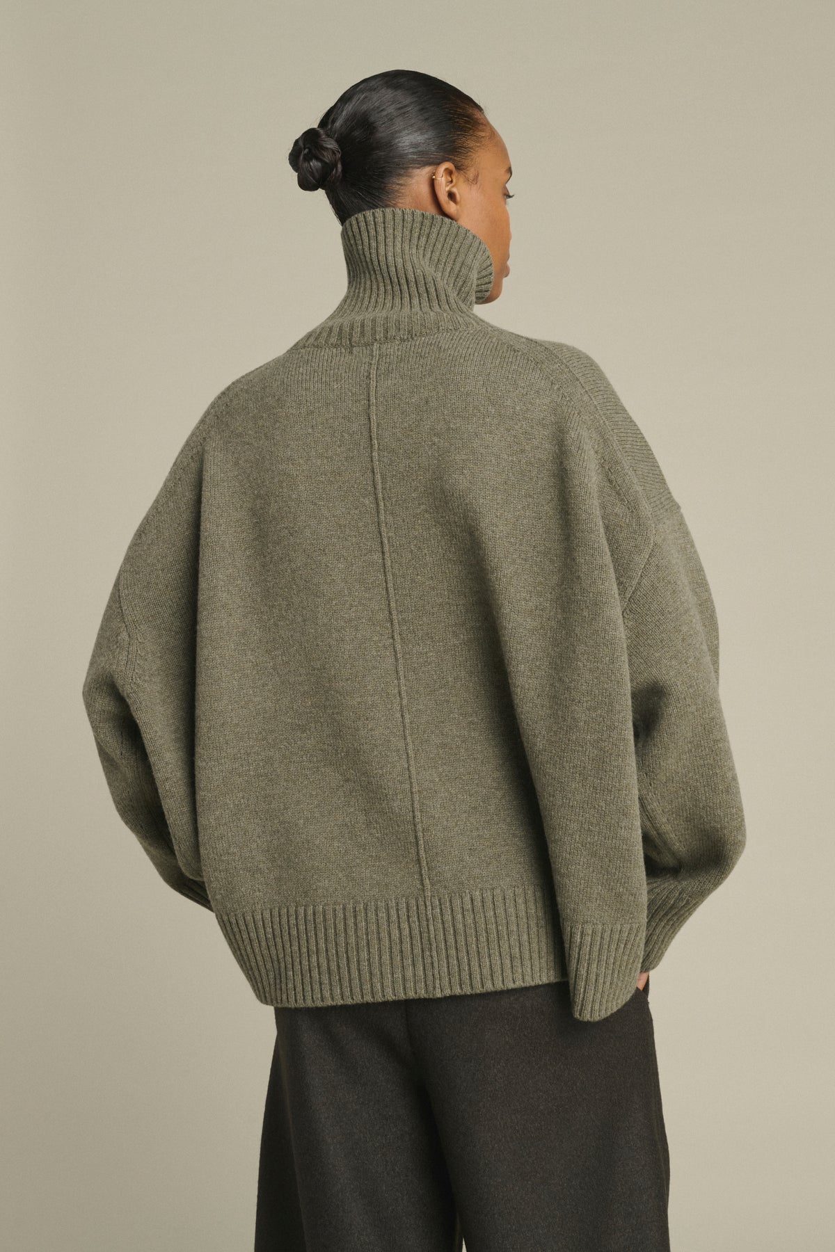 William Pullover - Grey Marl - Merino Wool - Women
