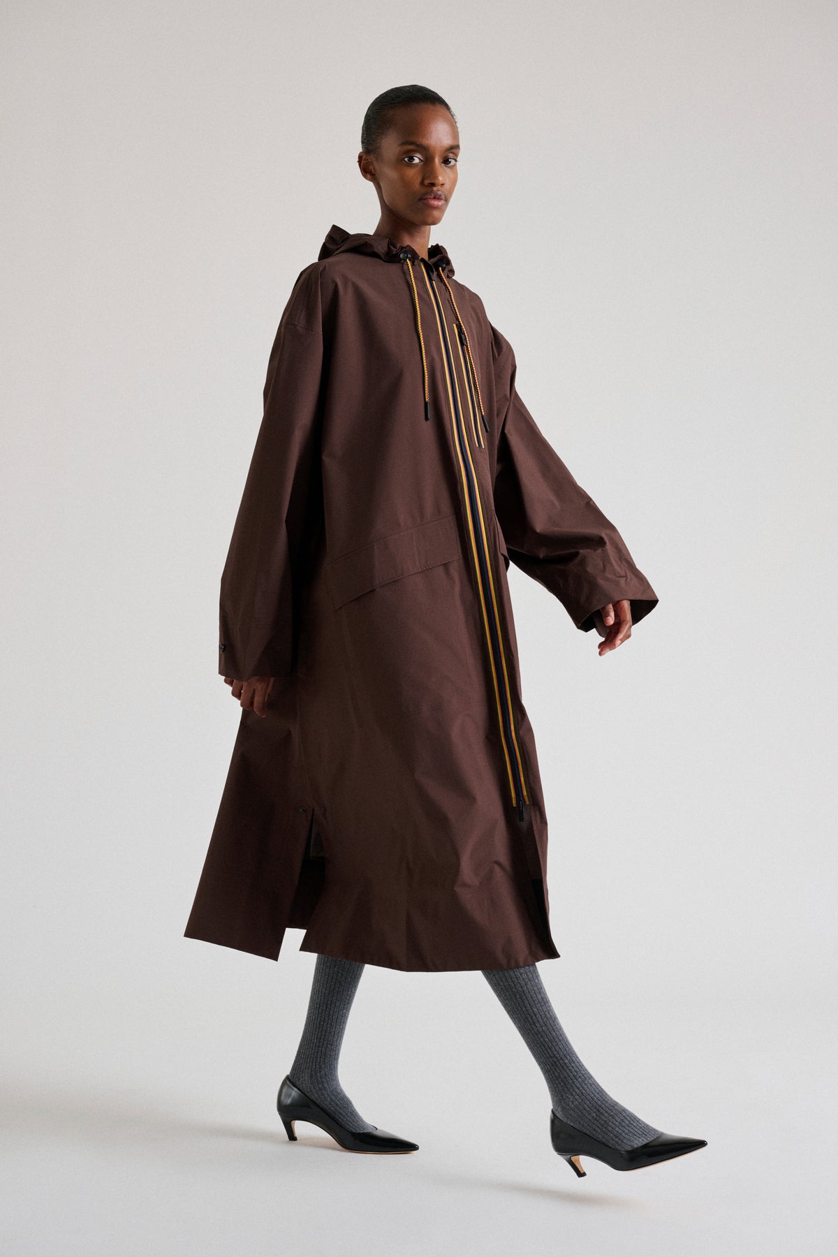 Pradel Trench Coat - Chocolate Oversized Women's - Soeur