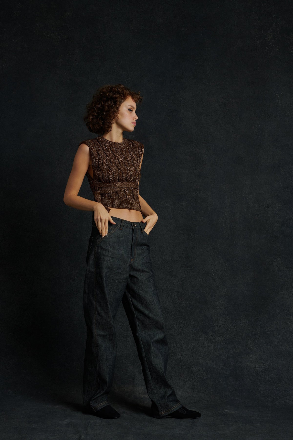 PULLOVER STARLETTE GOLDEN BEIGE