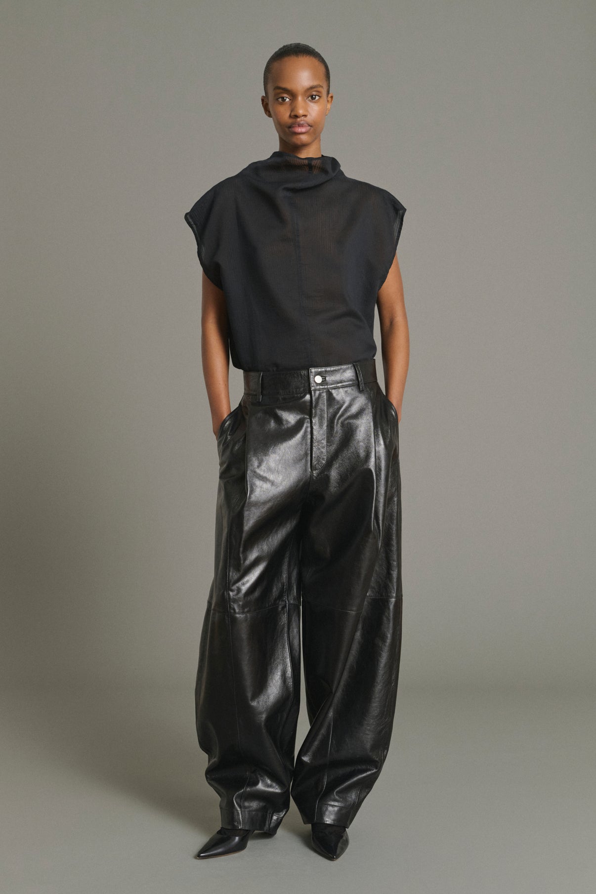 Blouse Izumi - Black - Cotton - Women vue 1