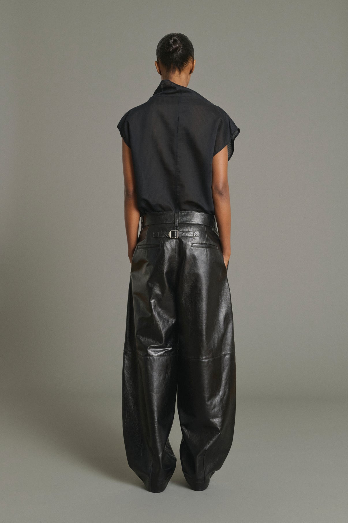 Blouse Izumi - Black - Cotton - Women vue 2