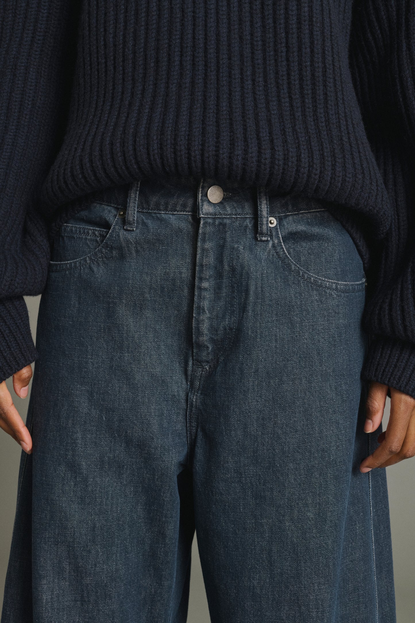 Jeans Gaspard - Bleu Gris - Cotton - Women