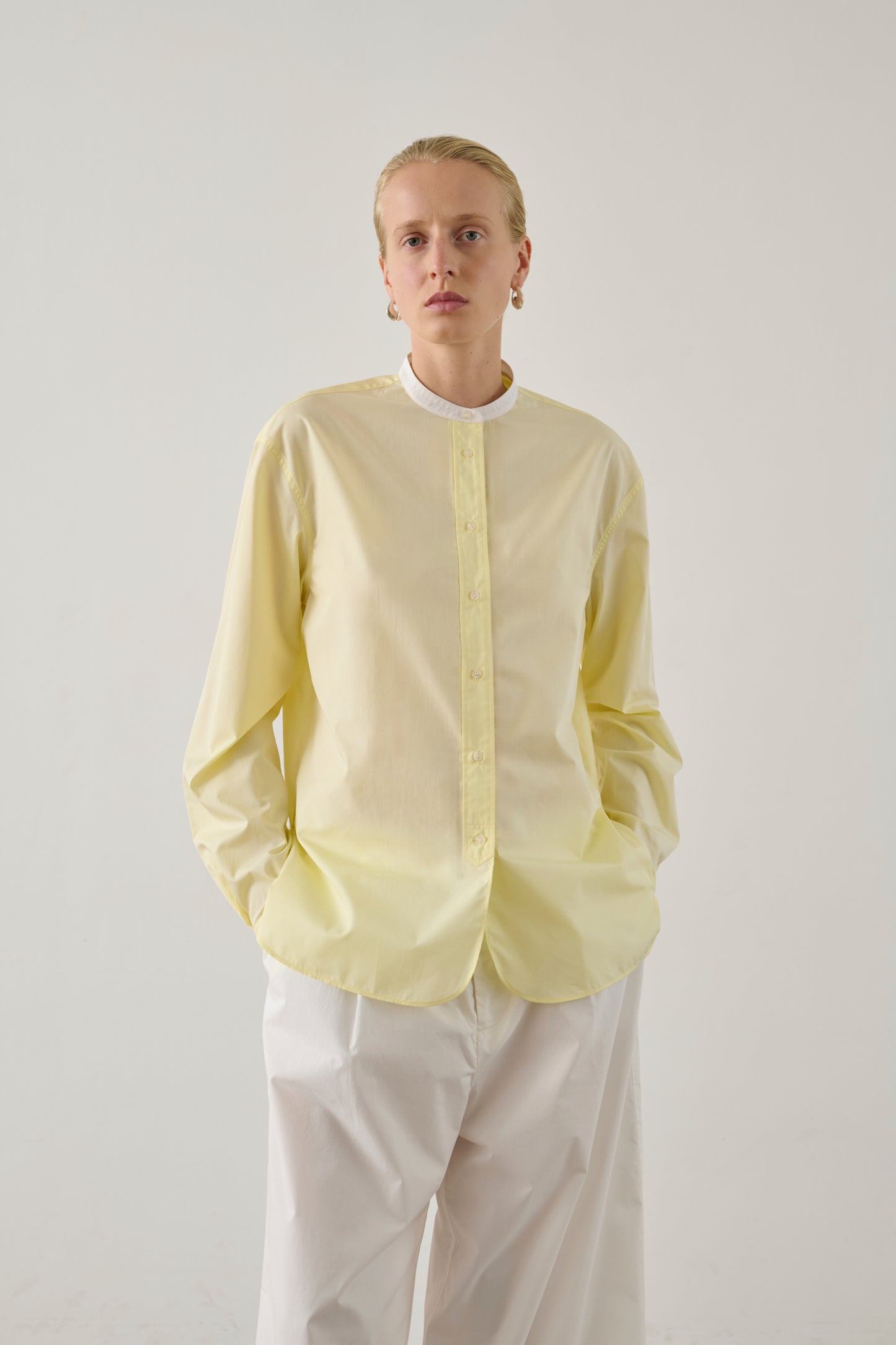 Chemise Bermudes - Jaune Vif - Coton - Femme