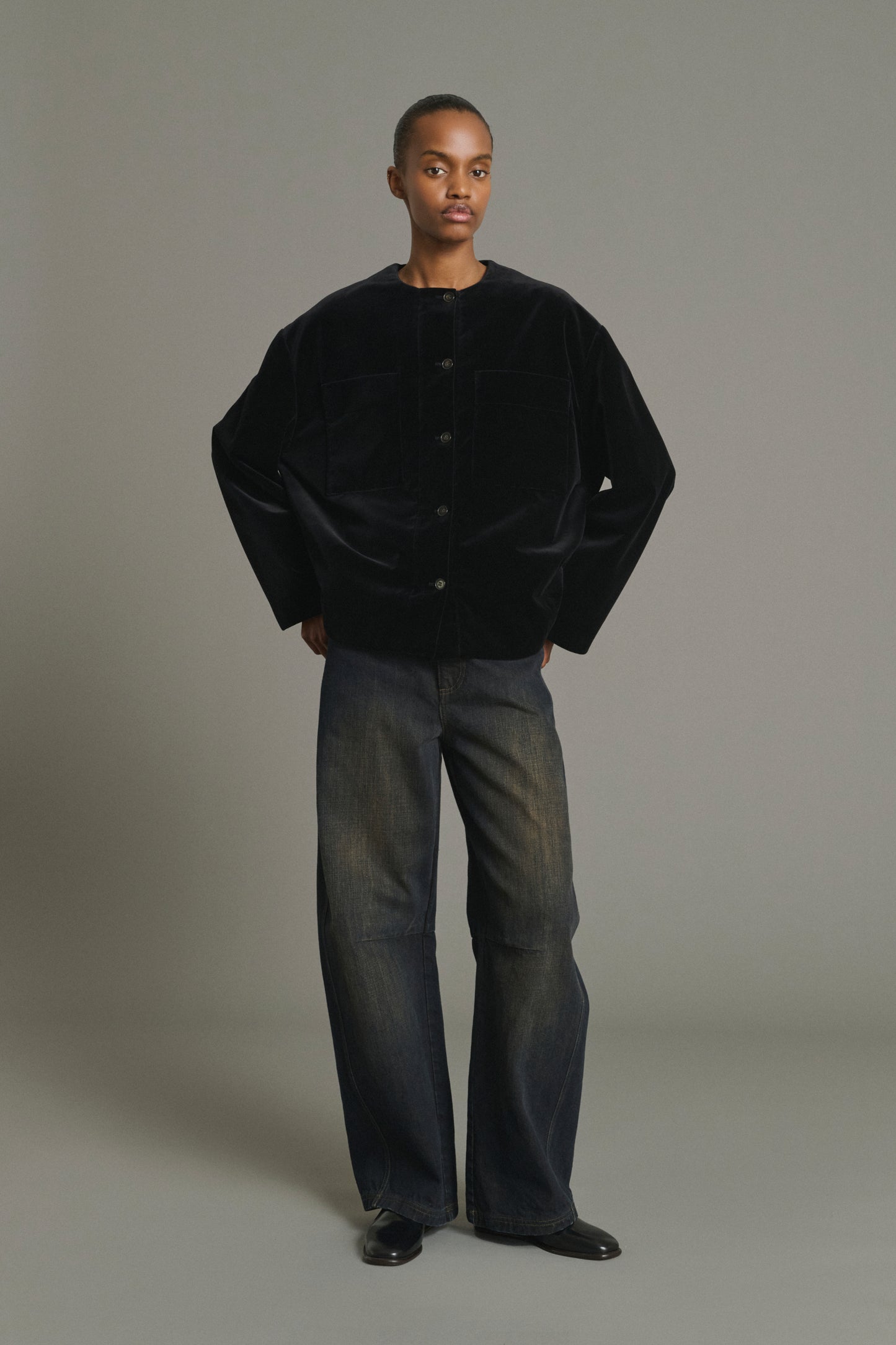 Louis Jacket - Black - Cotton - Women