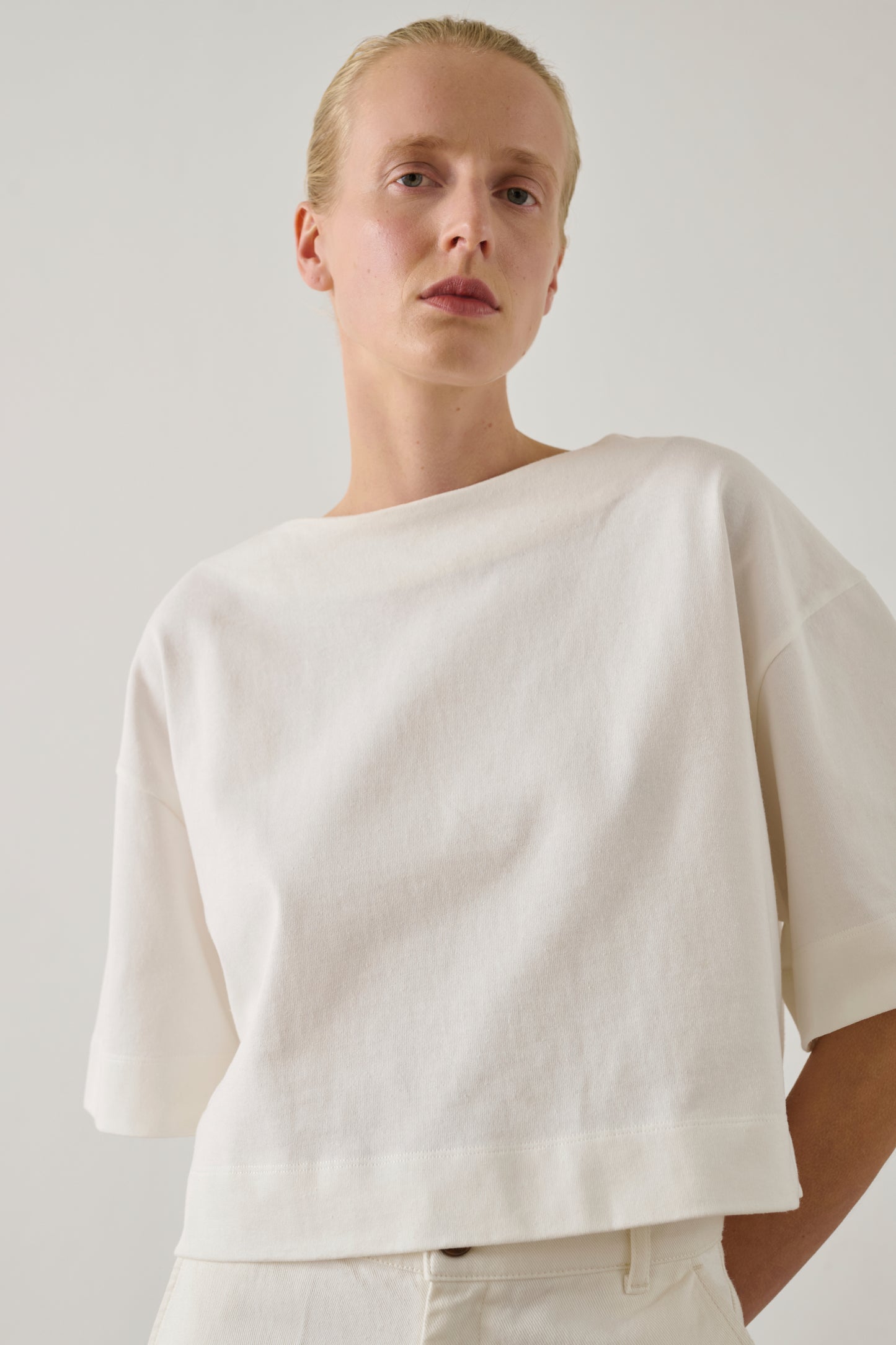 Davina t-shirt - Off White - Cotton - Women