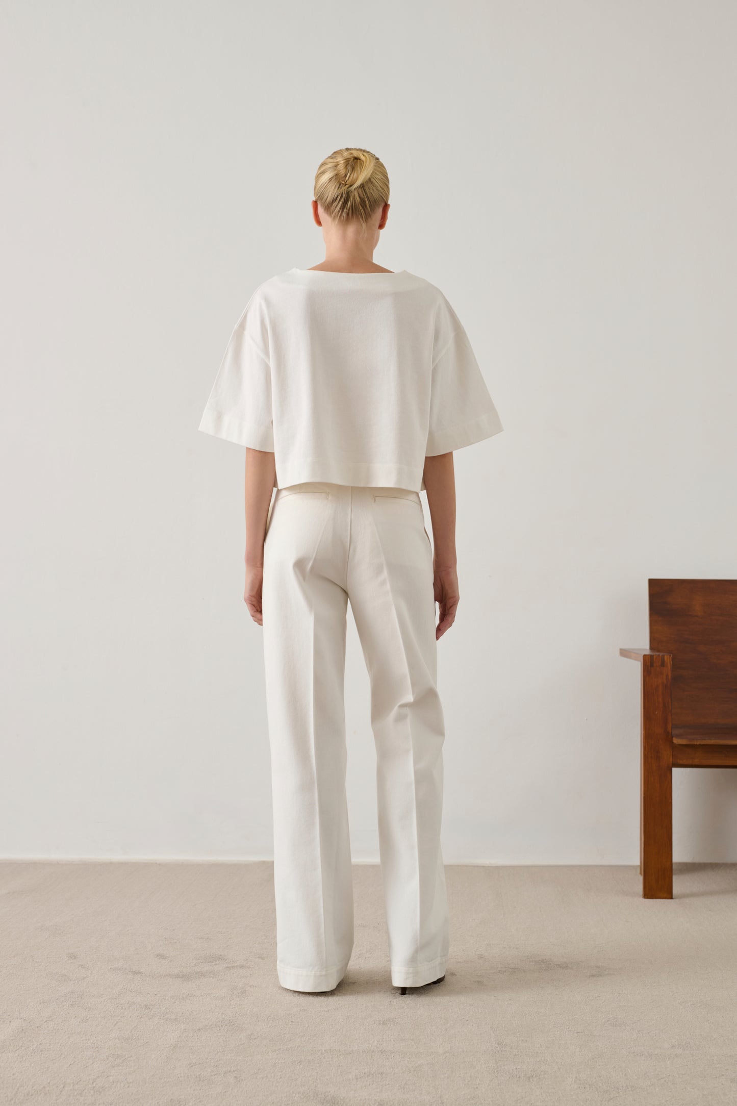 Davina t-shirt - Off White - Cotton - Women