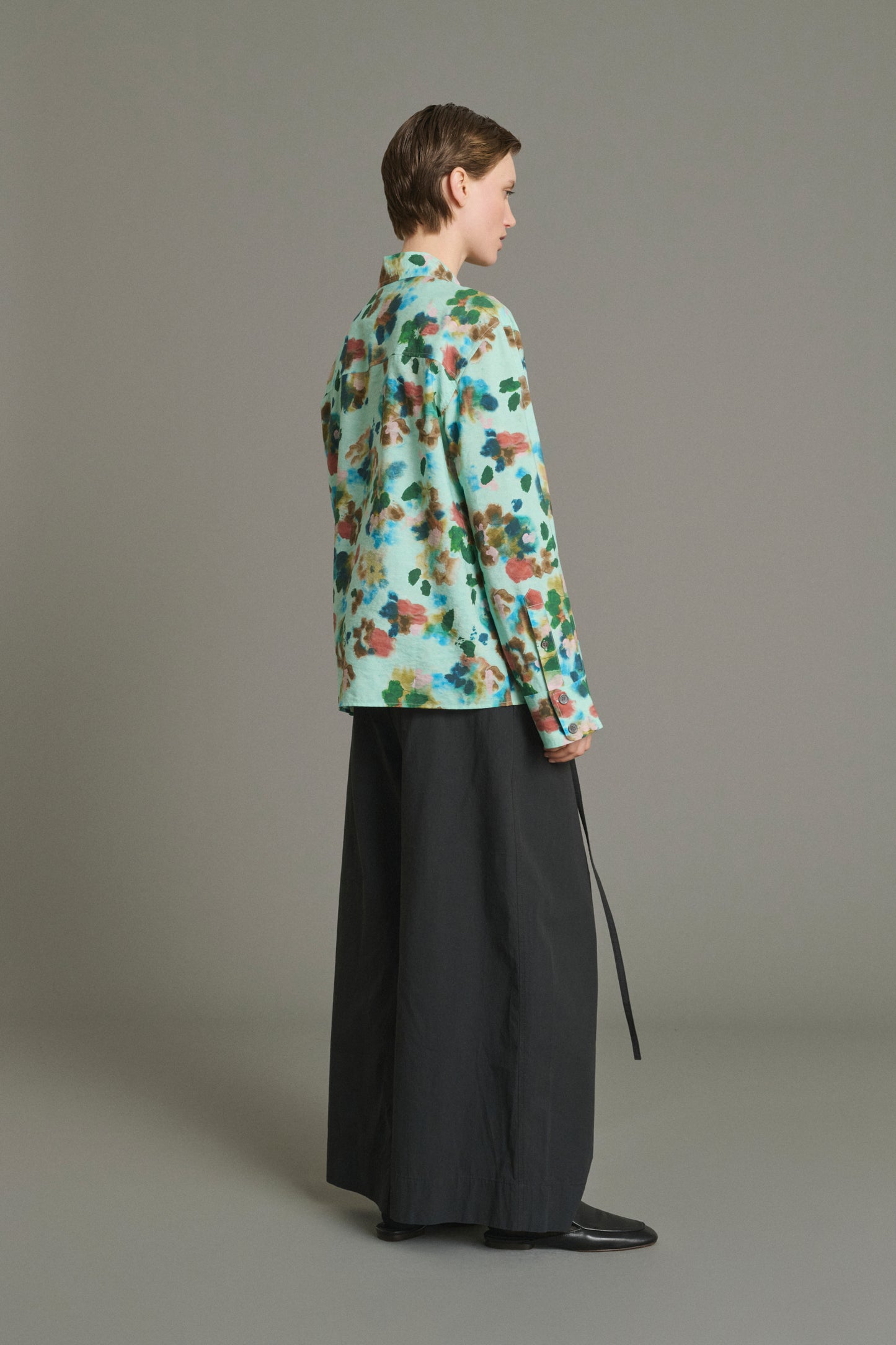 Lepic shirt - Turquoise - Silk - Women