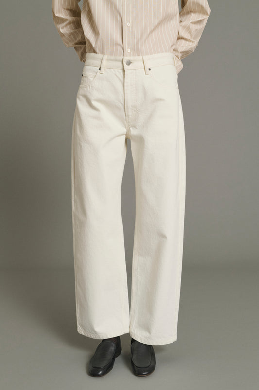 Jeans Harrison - Ecru - Cotton - Women
