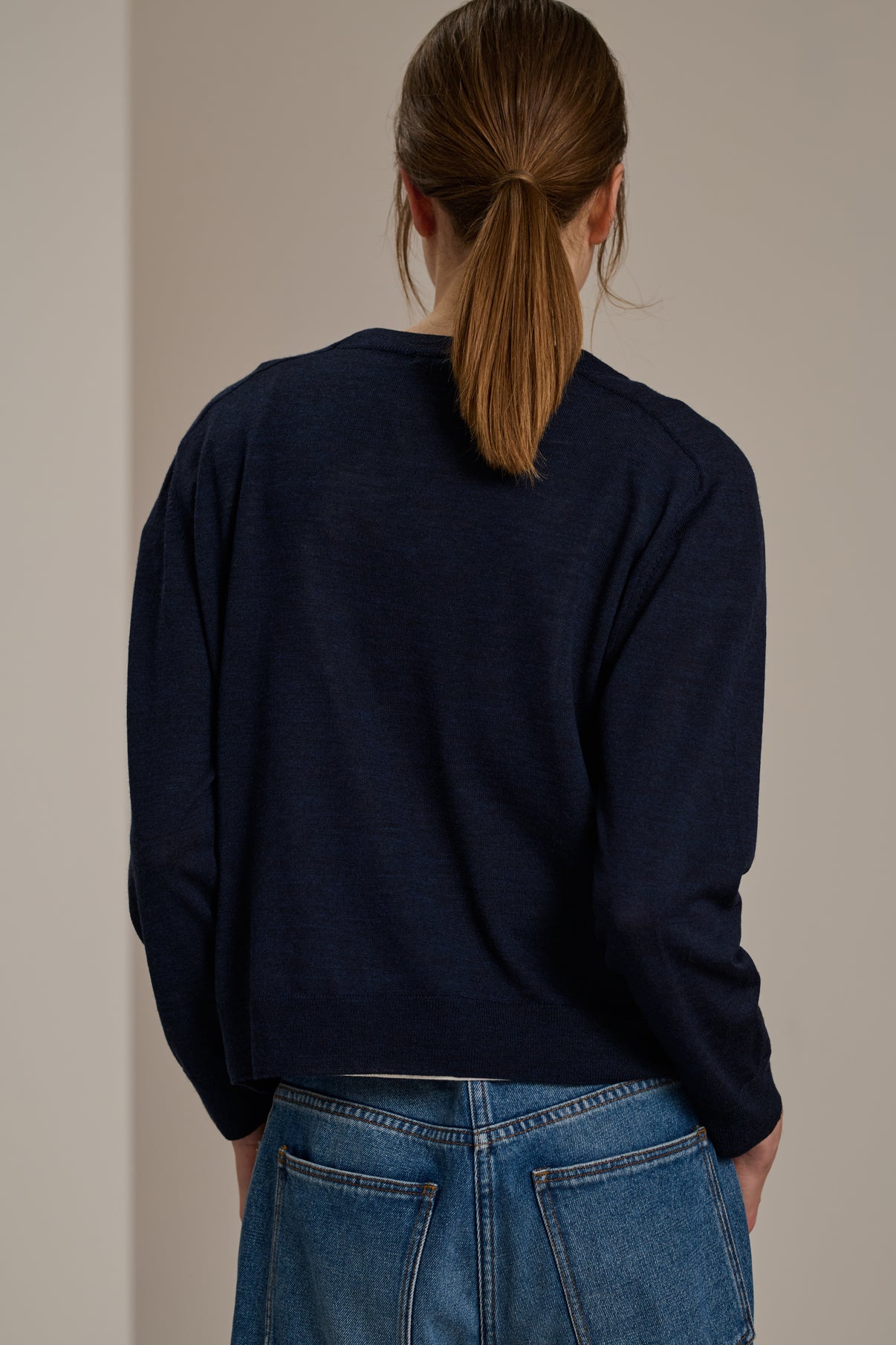 Pull Pio - Navy - Femme vue 2