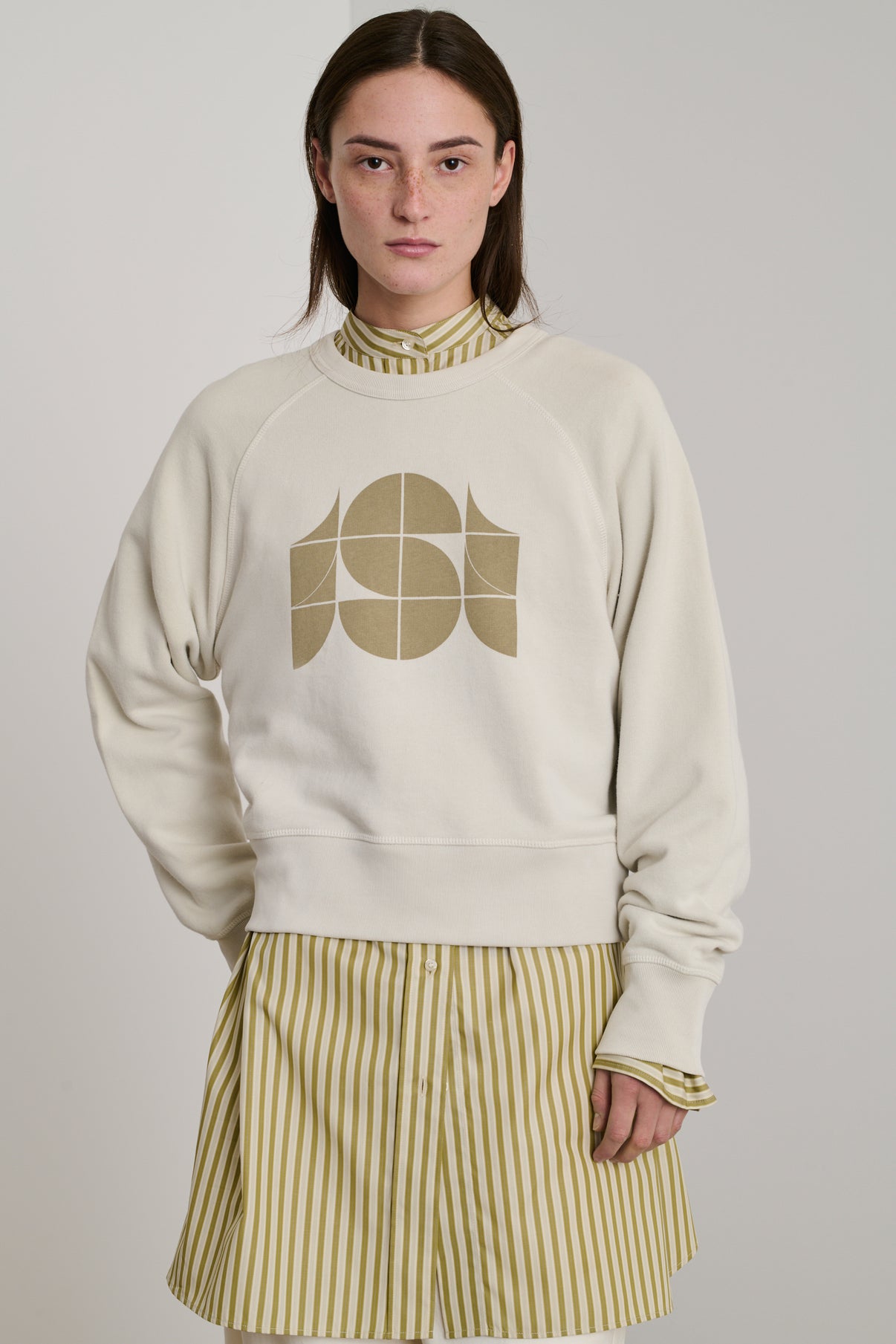 Sweatshirt Apollo - Mastic - Coton - Femme vue 1