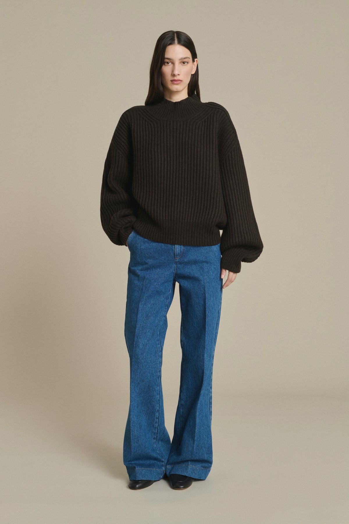 Jeans California - Faded Blue Flared Femme - Soeur