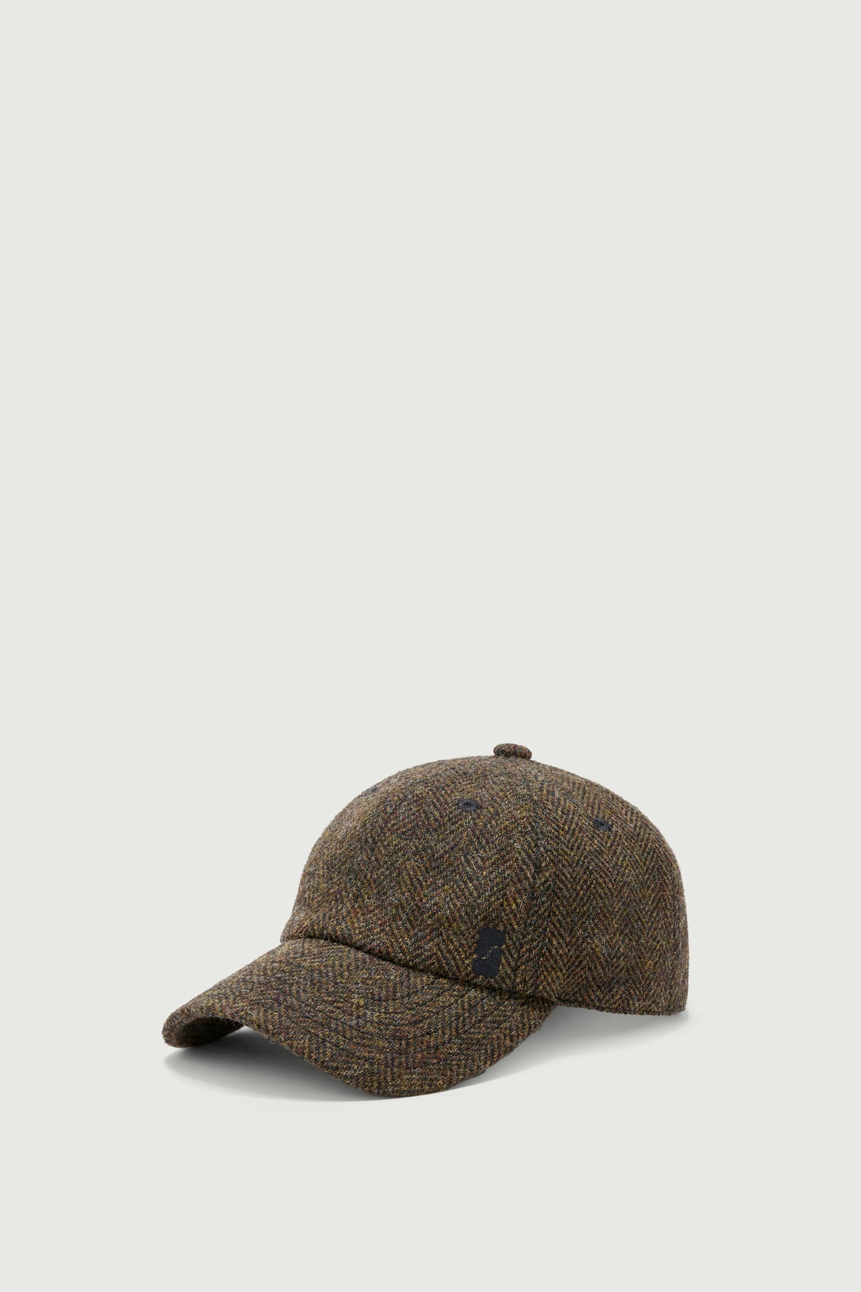 Serena cap - Brown/Navy - Wool - Women vue 2