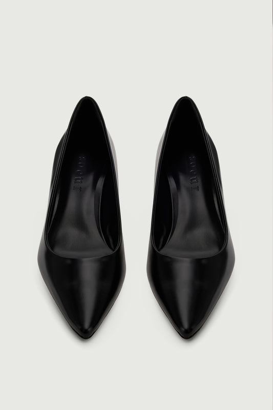 Maggie heels - Black - Leather - Women