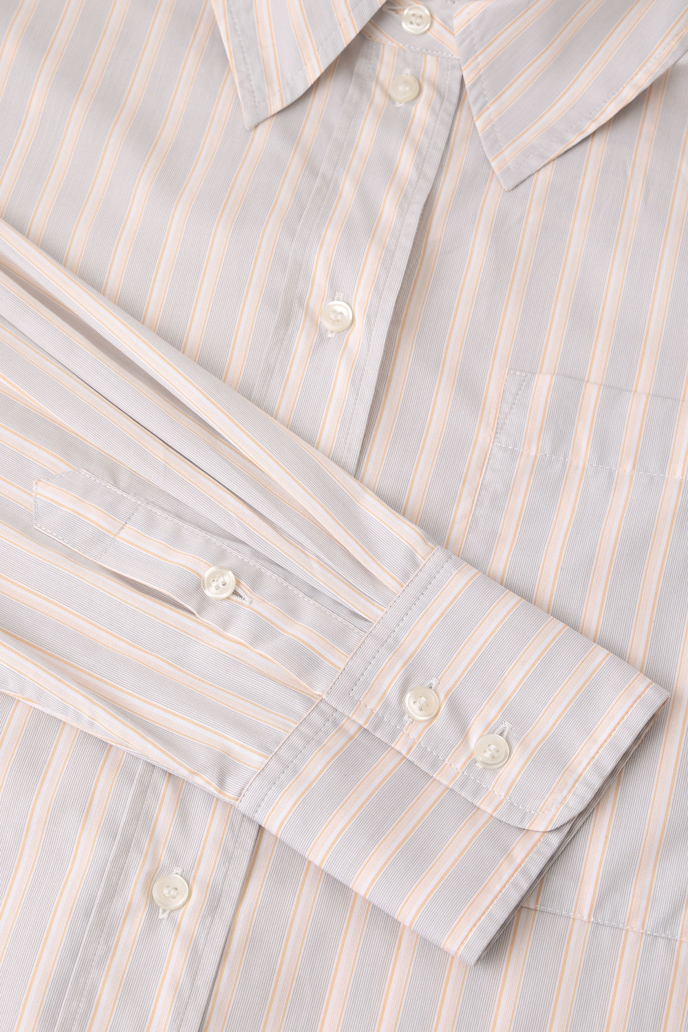 Carlotta shirt - Orange/Grey - Cotton - Women