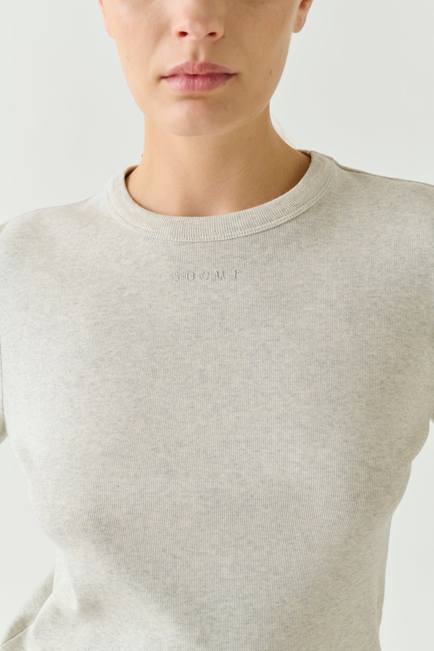 T-shirt Flavie - Marl Grey - Cotton - Women