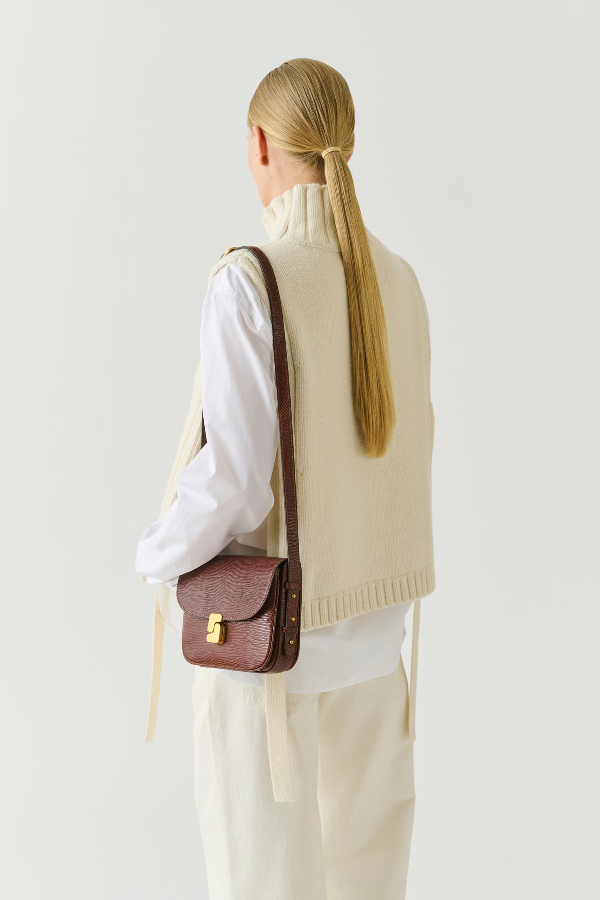 Bellissima Mini bag - Cognac Leather - Soeur vue 2