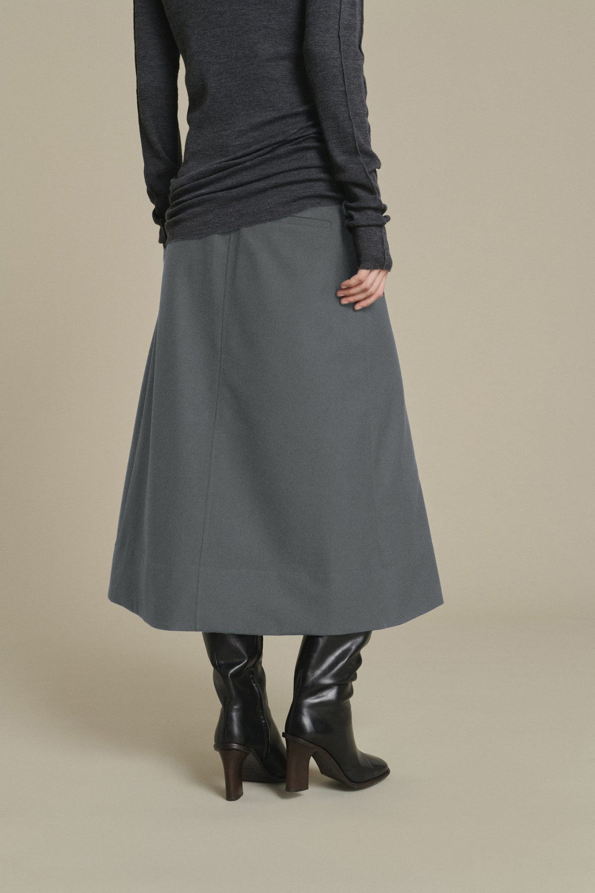 Varna skirt - Mottled Grey - Women vue 2