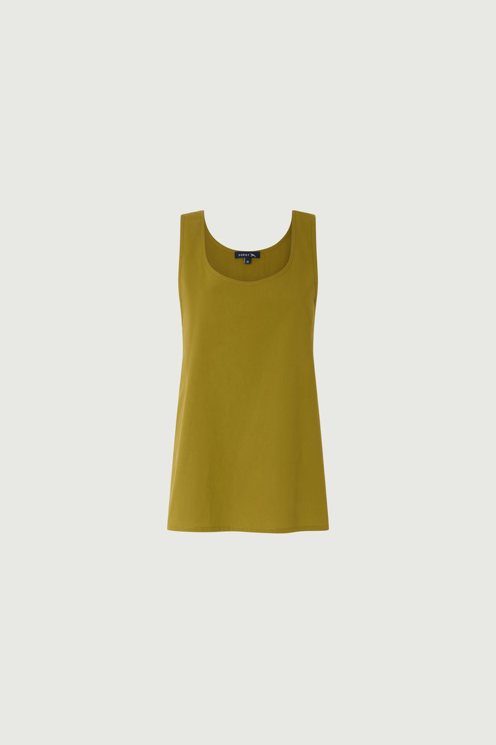 Robe Ianni - Vert Olive Coton Débardeur Inclus - Soeur vue 5