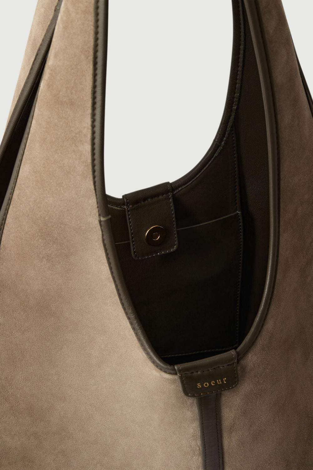 Cabas Douce - Gris - Cuir - Femme