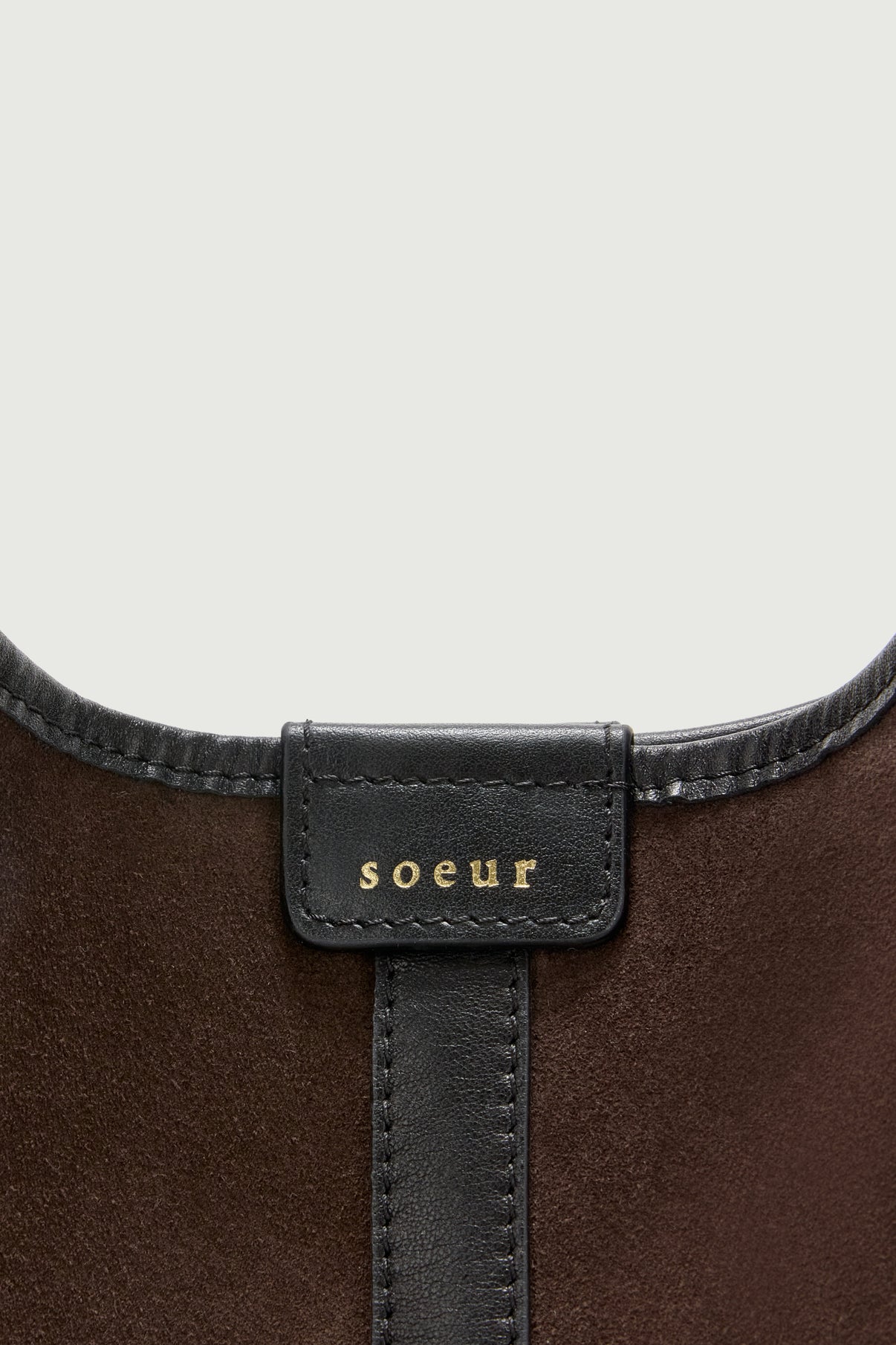 Delice Tote Bag - Dark Brown - Leather - Women vue 3